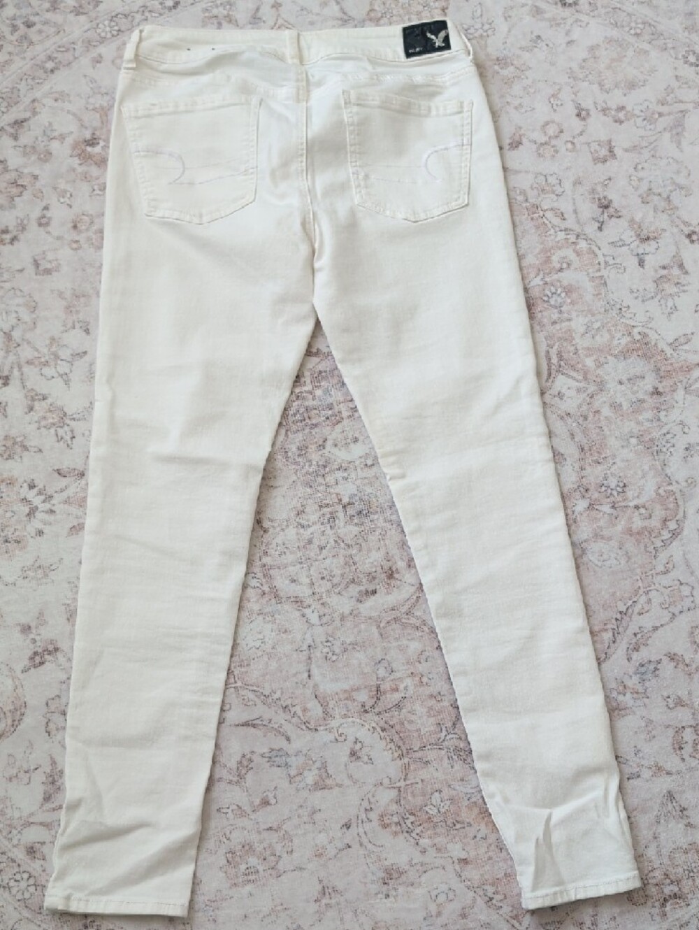 American Eagle Outfitters White Skinny Jegging Jeans Size 10